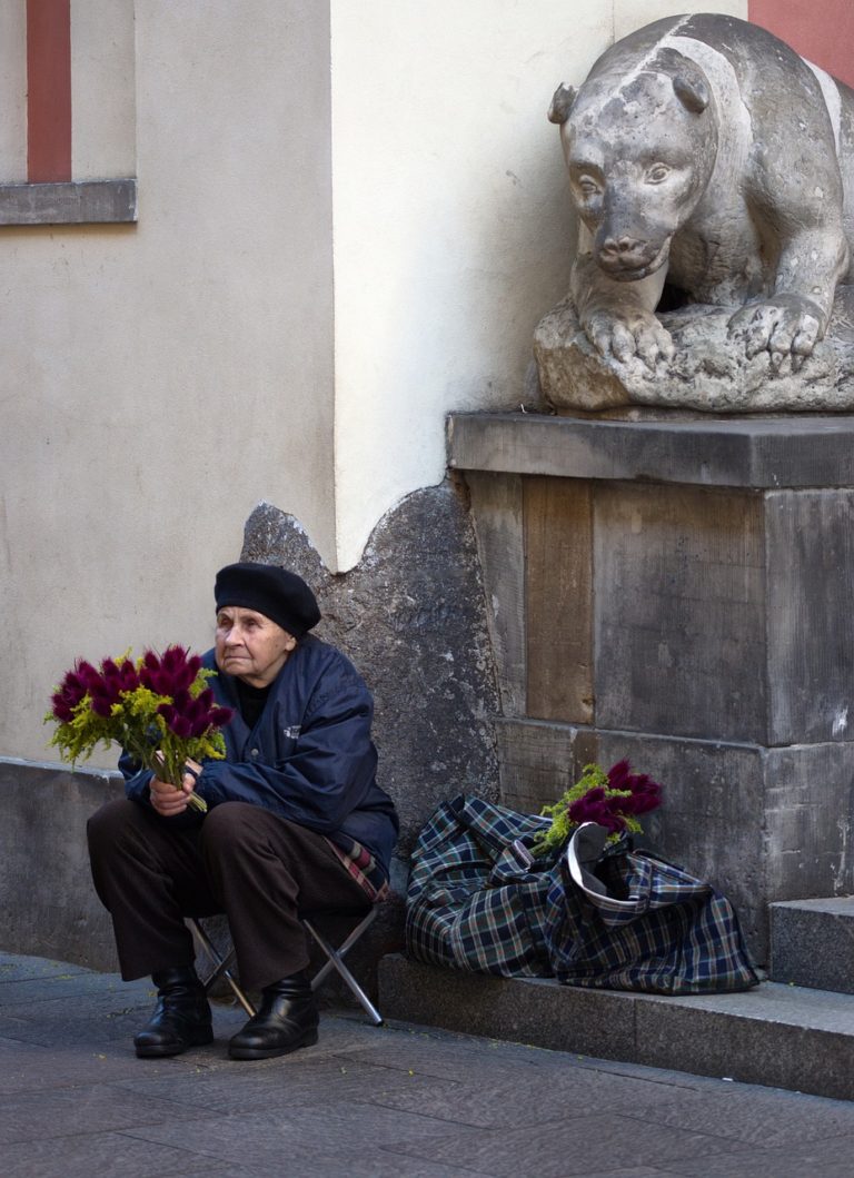 woman, old, age